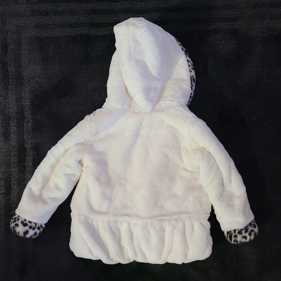 Rothschild Faux Fur Dress‎ Coat Size S 4 - Picture 2 of 13